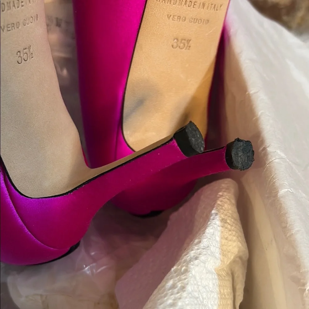 SJP by Sarah Jessica Parker hot pink heels - Picture 3 of 6
